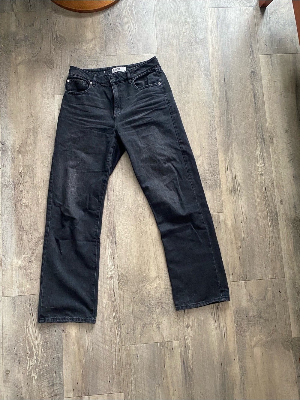 Garage Women's Black Straight Jeans